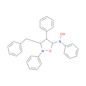 5-Isoxazolidinamine, N-hydroxy-N,2,4-triphenyl-3-(phenylmethyl)-