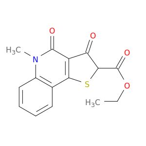 ETHYL 5-METHYL-3,4-DIOXO-2,3,4,5-TETRAHYDROTHIENO[3,2-C]QUINOLINE-2-CARBOXYLATE