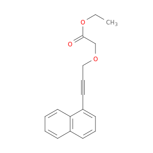 Acetic acid, 2-[[3-(1-naphthalenyl)-2-propyn-1-yl]oxy]-, ethyl ester