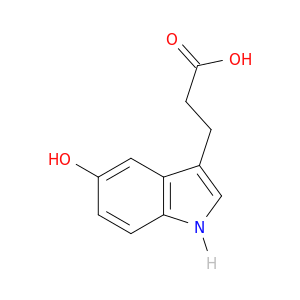 1H-Indole-3-propanoic acid, 5-hydroxy-
