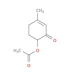 2-Cyclohexen-1-one, 6-(acetyloxy)-3-methyl-