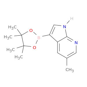 5-甲基-3-(4,4,5,5-四甲基-1,3,2-二氧硼杂环戊烷-2-基)-1H-吡咯并[2,3-b]吡啶