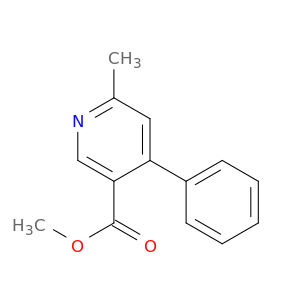 3-Pyridinecarboxylic acid, 6-methyl-4-phenyl-, methyl ester