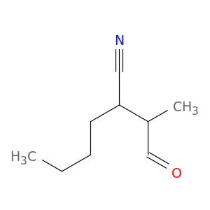 Hexanenitrile, 2-(1-methyl-2-oxoethyl)-