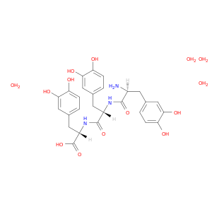 L-Tyrosine, 3-hydroxy-N-(3-hydroxy-N-(3-hydroxy-L-tyrosyl)-L-tyrosyl)-, hydrate (1:4)