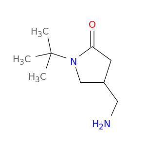 4-(Aminomethyl)-1-(tert-butyl)pyrrolidin-2-one