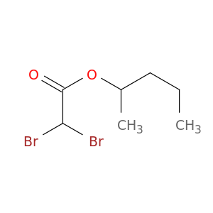 Acetic acid, dibromo-, 1-methylbutyl ester