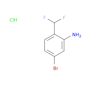 5-bromo-2-(difluoromethyl)aniline hydrochloride