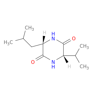 2,5-Piperazinedione, 3-(1-methylethyl)-6-(2-methylpropyl)-, (3S,6S)-