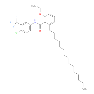 N-(4-氯-3-(三氟甲基)苯基)-2-乙氧基-6-十五烷基苯甲酰胺