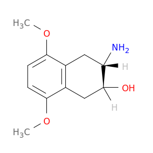 2-Naphthalenol, 3-amino-1,2,3,4-tetrahydro-5,8-dimethoxy-, cis-