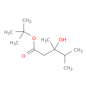 Pentanoic acid, 3-hydroxy-3,4-dimethyl-, 1,1-dimethylethyl ester
