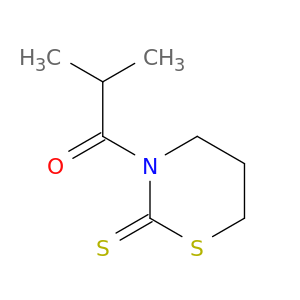 2H-1,3-Thiazine-2-thione, tetrahydro-3-(2-methyl-1-oxopropyl)-