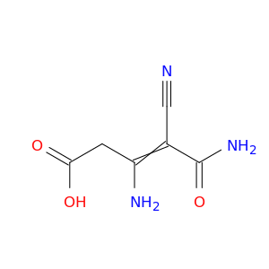 3-Pentenoic acid, 3,5-diamino-4-cyano-5-oxo-