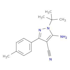 5-氨基-1-(叔丁基)-3-(4-甲基苯基)-1H-吡唑-4-甲腈