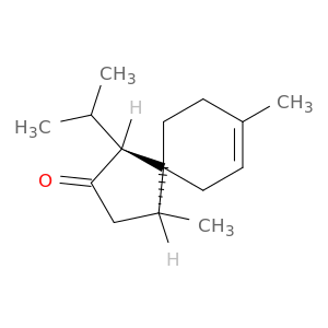 Spiro[4.5]dec-7-en-2-one, 4,8-dimethyl-1-(1-methylethyl)-, cis-