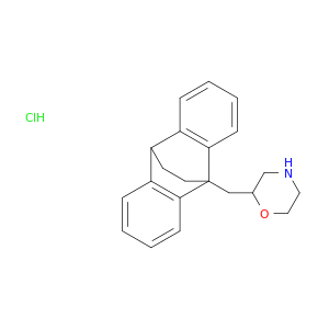 Morpholine, 2-(9,10-ethanoanthracen-9(10H)-ylmethyl)-, hydrochloride