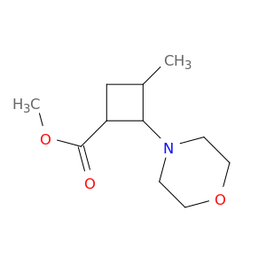 Cyclobutanecarboxylic acid, 3-methyl-2-(4-morpholinyl)-, methyl ester
