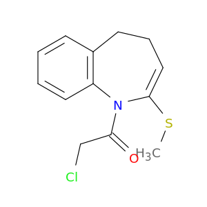 1H-1-Benzazepine, 1-(chloroacetyl)-4,5-dihydro-2-(methylthio)-
