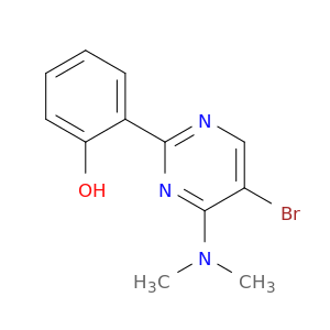 Phenol, 2-[5-bromo-4-(dimethylamino)-2-pyrimidinyl]-