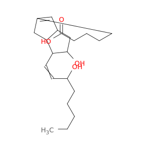 2-Pentalenepentanoicacid, 1,3a,4,5,6,6a-hexahydro-5-hydroxy-6-(3-hydroxy-1-octen-1-yl)-