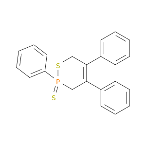 2H-1,2-Thiaphosphorin, 3,6-dihydro-2,4,5-triphenyl-, 2-sulfide