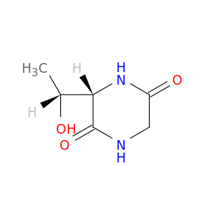 2,5-Piperazinedione, 3-[(1R)-1-hydroxyethyl]-, (3S)-