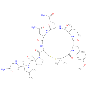 Oxytocin,1-(3-mercapto-3-methylbutanoic acid)-2-(O-methyl-L-tyrosine)- (9CI)