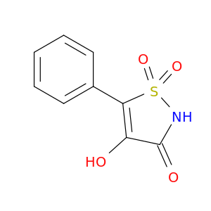 3(2H)-Isothiazolone, 4-hydroxy-5-phenyl-, 1,1-dioxide