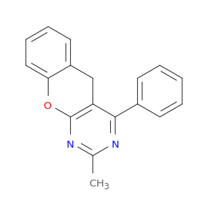 2-methyl-4-phenyl-5h-chromeno[2,3-d]pyrimidine