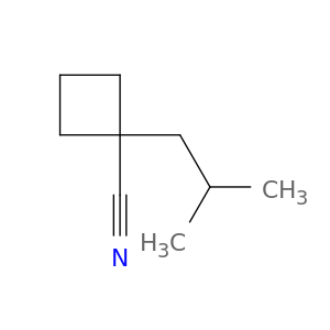 1-(2-methylpropyl)cyclobutane-1-carbonitrile