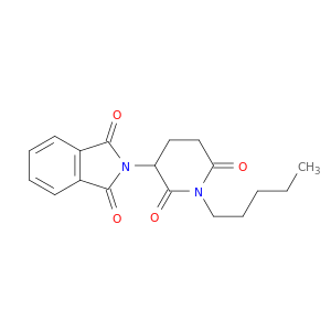 1H-Isoindole-1,3(2H)-dione, 2-(2,6-dioxo-1-pentyl-3-piperidinyl)-