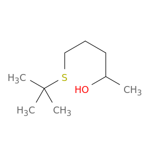 2-Pentanol, 5-[(1,1-dimethylethyl)thio]-