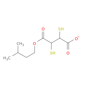 Butanedioic acid, 2,3-dimercapto-, mono(3-methylbutyl) ester