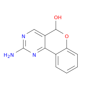 5H-[1]Benzopyrano[4,3-d]pyrimidin-5-ol, 2-amino-