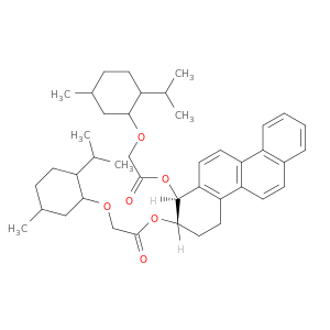 (1s,2s)-1,2,3,4-tetrahydrochrysene-1,2-diyl bis({[5-methyl-2-(propan-2-yl)cyclohexyl]oxy}acetate)