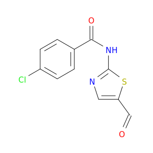 Benzamide, 4-chloro-N-(5-formyl-2-thiazolyl)-