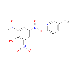 Pyridine, 3-methyl-, compd. with 2,4,6-trinitrophenol (1:1)