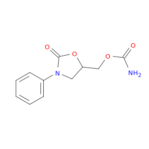 2-Oxazolidinone,5-[[(aminocarbonyl)oxy]methyl]-3-phenyl-