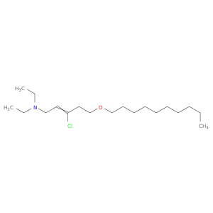 2-Penten-1-amine, 3-chloro-5-(decyloxy)-N,N-diethyl-