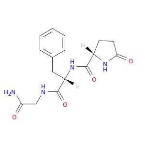 Glycinamide, 5-oxo-L-prolyl-L-phenylalanyl-