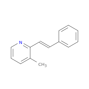 Pyridine, 3-methyl-2-[(1E)-2-phenylethenyl]-