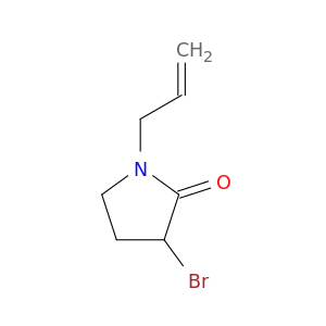 3-溴-1-(2-丙烯-1-基)-2-吡咯烷酮