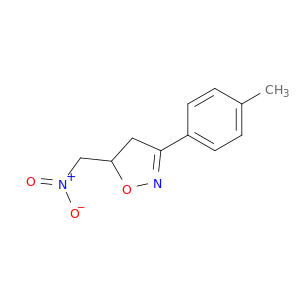 Isoxazole, 4,5-dihydro-3-(4-methylphenyl)-5-(nitromethyl)-