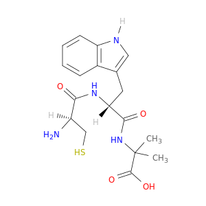 Alanine, D-cysteinyl-D-tryptophyl-2-methyl-