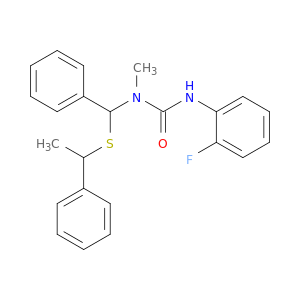 Urea, N'-(2-fluorophenyl)-N-methyl-N-[phenyl[(1-phenylethyl)thio]methyl]-
