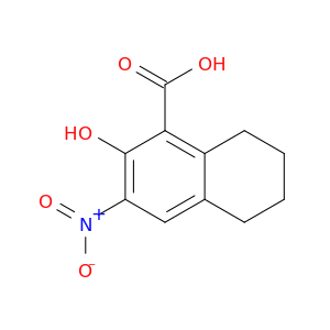 1-Naphthalenecarboxylic acid, 5,6,7,8-tetrahydro-2-hydroxy-3-nitro-