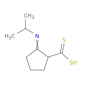 Cyclopentanecarbodithioic acid, 2-[(1-methylethyl)imino]-