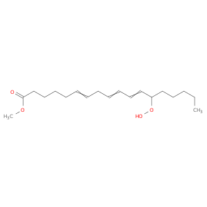 6,9,11-Octadecatrienoic acid, 13-hydroperoxy-, methyl ester