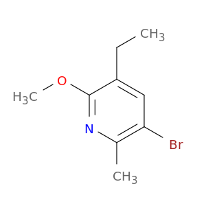 3-溴-5-乙基-6-甲氧基-2-甲基吡啶